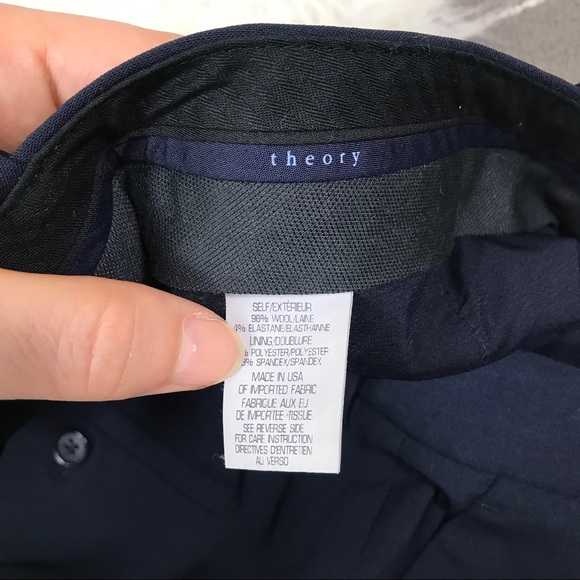 Theory stretch wool slim pants - Picture 7 of 8